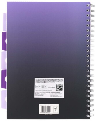 Kołonotes Project Book A4 Smok Wodny Fioletowy 100k kratka 80g, Strigo