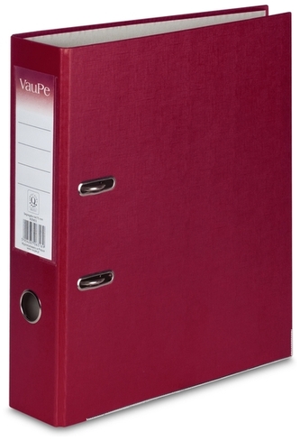 Segregator A4-50mm dźwig. z listwą Biznes bordowy, VauPe