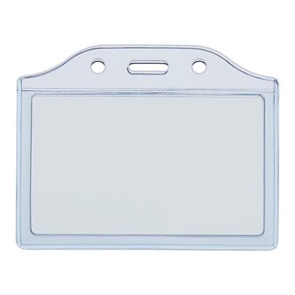 Visačka na 2 karty 5,5 x 9,0 cm, měkká, čirá,50 ks