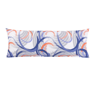 POVLAK na relaxační polštář KREP - Modrá,Růžová,Šedá - 50x145 cm