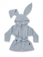 Dětský mušelínový župan s oušky Bunny - jeans; 80-98 (9-36m)