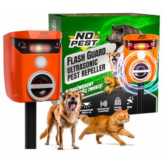 NO Pest Odpuzovač psů a koček Flash Guard
