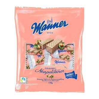 Oplatky Manner - balené, 10x 15 g, 150g