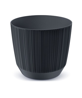 Květináč Ryfo antracit, varianta 14,6 cm