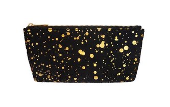 Piórnik saszetka złote kropki