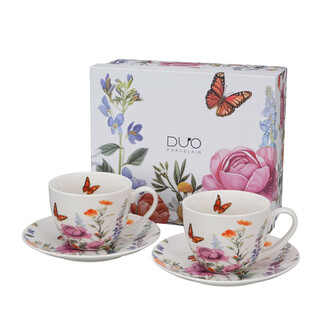 2 filiżanki ze spodkami SUMMER