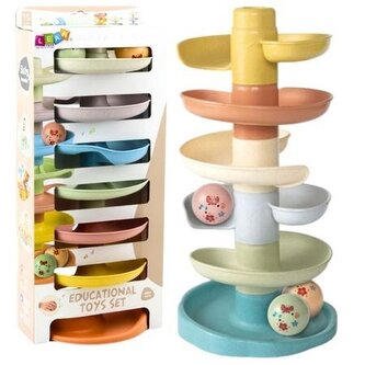 Zjeżdżalnia tor dla kulek 7 poziomów