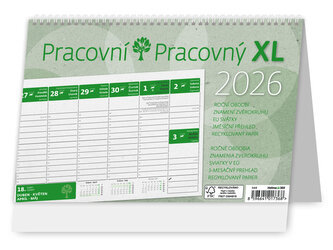 Kalendář Pracovní XL