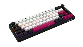 LORGAR Klávesnice KBP70MW, mechanická, bezdrátová herní, černá/červená, CS