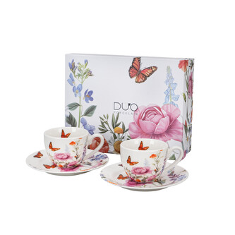 2 filiżanki espresso ze spodkami SUMMER