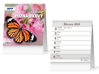 kalendář 2026 stolní Poznámkový 1061674