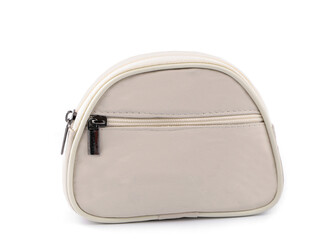 Klíčenka / peněženka malá, kožená 9x12 cm - 1 ks - 1 béžová světlá