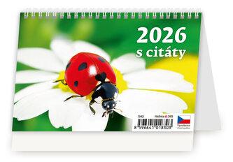 Plánovací kalendář Týdenní "S" s citáty