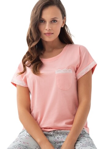 Piżama Luna 342 kr/r 3XL damska koralowy 3XL