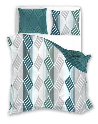 POŚCIEL KPL.140X200+70X90 PURE FLANNEL 008 FLANELA BAW.