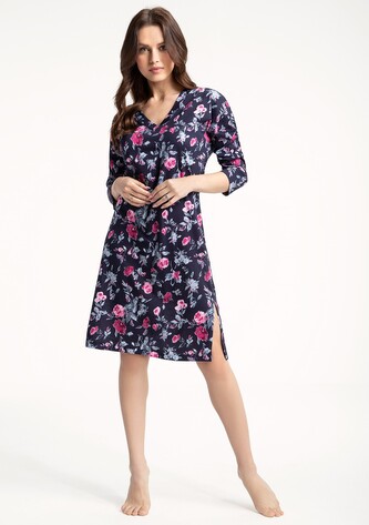 Koszula Luna 072 3/4 M-2XL granatowy XL