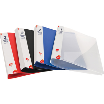 Noki, Kroužkový pořadač, 2 kroužkový, PP, A4, modrá