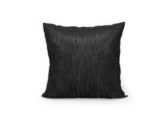 POSZEWKA 40X40CM P4040CZN CZARNA Z SREBRNĄ NICIĄ