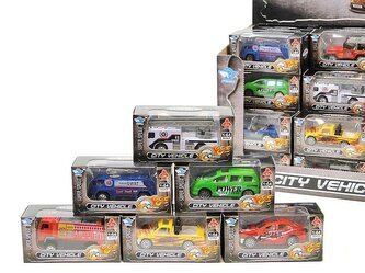 Auto metalowe 1:64 MIX