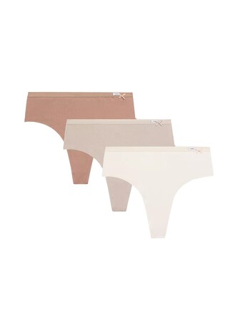 Figi Atlantic 3CLP-015 High Brazilian A'3 S-XL ecru-beżowy-beżowy ciemny XL