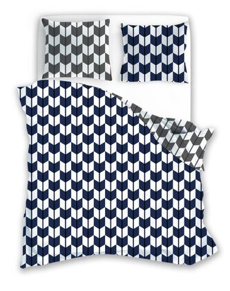 POŚCIEL KPL.160X200+2x70X80 PURE COTTON 007  BAW.