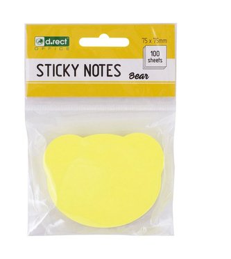 Notes samoprzylepny Kształty Miś D.RECT