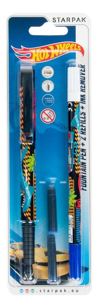 Pióro wieczne z wymazywaczem Hot Wheels