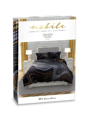 POŚCIEL KPL.160X200+2x70X80 NOBILE 005 SATYNA BAW.FOTOPRINT