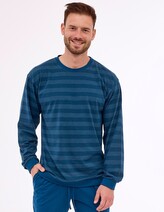 Piżama Cornette 117/278 Loose 13 dł/r S-2XL męska niebieski L