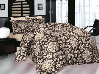 POŚCIEL KPL. VALENTINI ERA KAWA 160X200+2X70X80 SAT.BAW