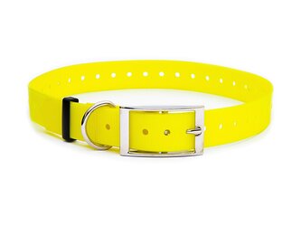 Plastový obojek žlutý, 25 mm x 70 cm