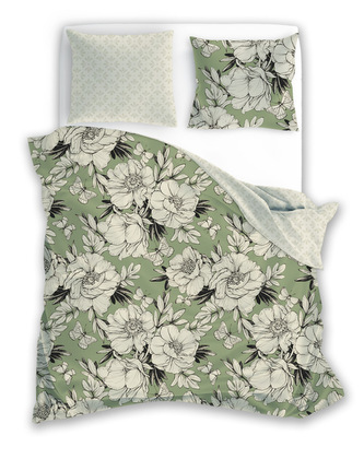 POŚCIEL KPL.FLOVERY 002 160X200+2X70X80 BAW.