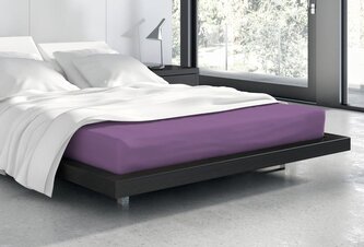 PRZEŚCIERADŁO VANILLE 180X200+25 FROTTE GUMKA FIOLET