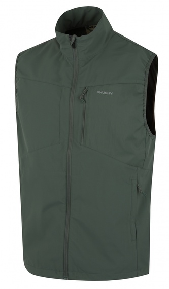 Pánská softshell vesta Salien M faded green - XL