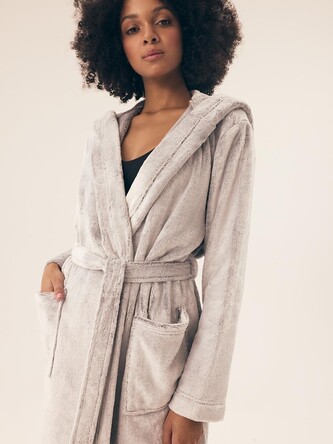 Szlafrok Henderson Ladies 42877 Brid S-2XL light grey M