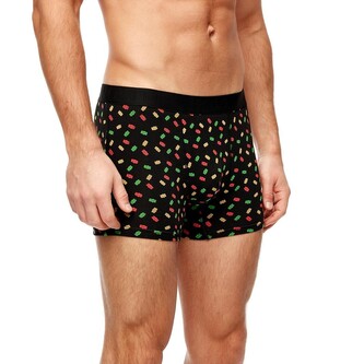 Bokserki Noviti BB006 Wzór M-2XL czarny żelki misie XL