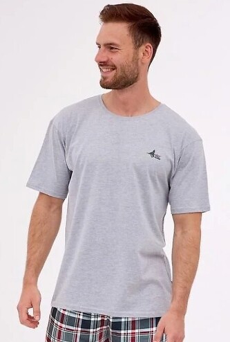 Piżama Cornette 326/284 Wild Horse 3 kr/r M-2XL męska szary jasny XXL