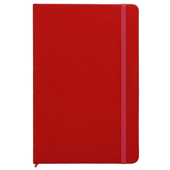 Blok A6 100 listů Spectrum červený linkovaný