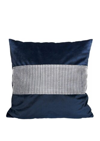 POSZEWKA 40X40CM CYRKONIE P4040/CYR/GR VELVET GRANAT
