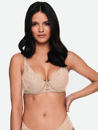 Biustonosz push-up Henderson Ladies 40366 80X Hint 6 beige 75E