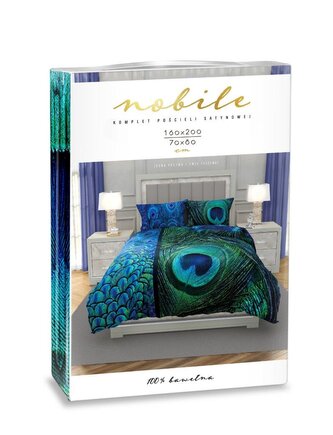 POŚCIEL KPL.160X200+2x70X80 NOBILE 007 SATYNA BAW.FOTOPRINT