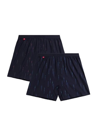 Bokserki Atlantic 2MBX-074 A'2 S-2XL granatowy XXL