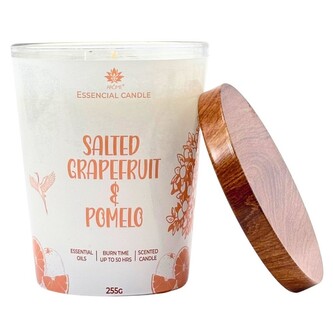 ARÔME Svíčka ve skle s kovovým víčkem 255g - Salted grapefruit & Pomelo