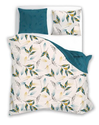 POŚCIEL KPL.140X200+70X90 PURE FLANNEL 006 FLANELA BAW.