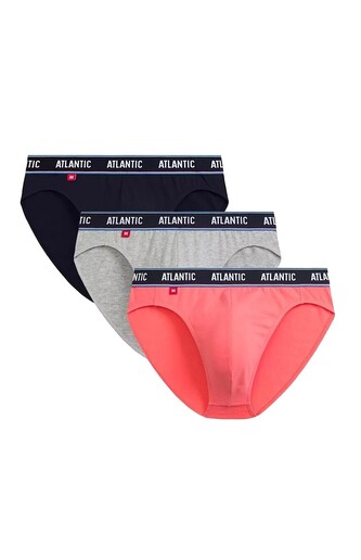 Slipy Atlantic 3MP-200 A'3 S-2XL granatowy-koralowy-szmaragdowy XL