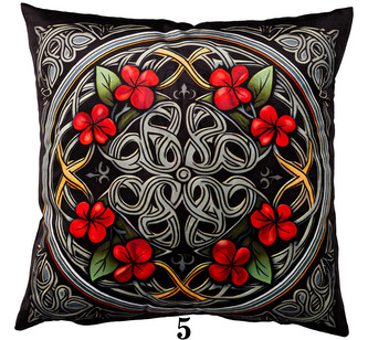 POSZEWKA WELUR DRUK 40CM X 40CM PDW-005