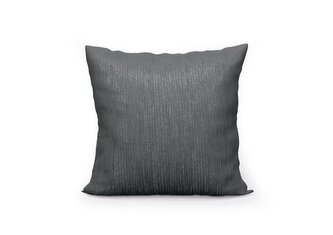 POSZEWKA 40X40CM P4040CSN CIEMNY SZARY Z SREBRNĄ NICIĄ