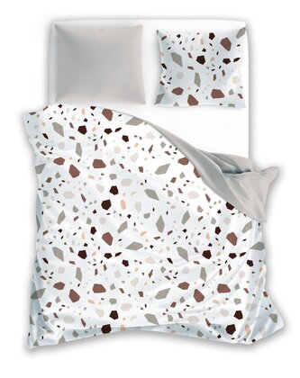 POŚCIEL KPL.140X200+70X90 BOHO 001 SATYNA BAW.