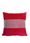 POSZEWKA 40X40CM CYRKONIE P4040/CYR/CZE VELVET CZERWONA