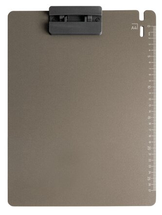 Deska z klipem A4. Szara